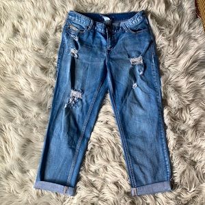 Maurice’s Boyfriend crop jeans